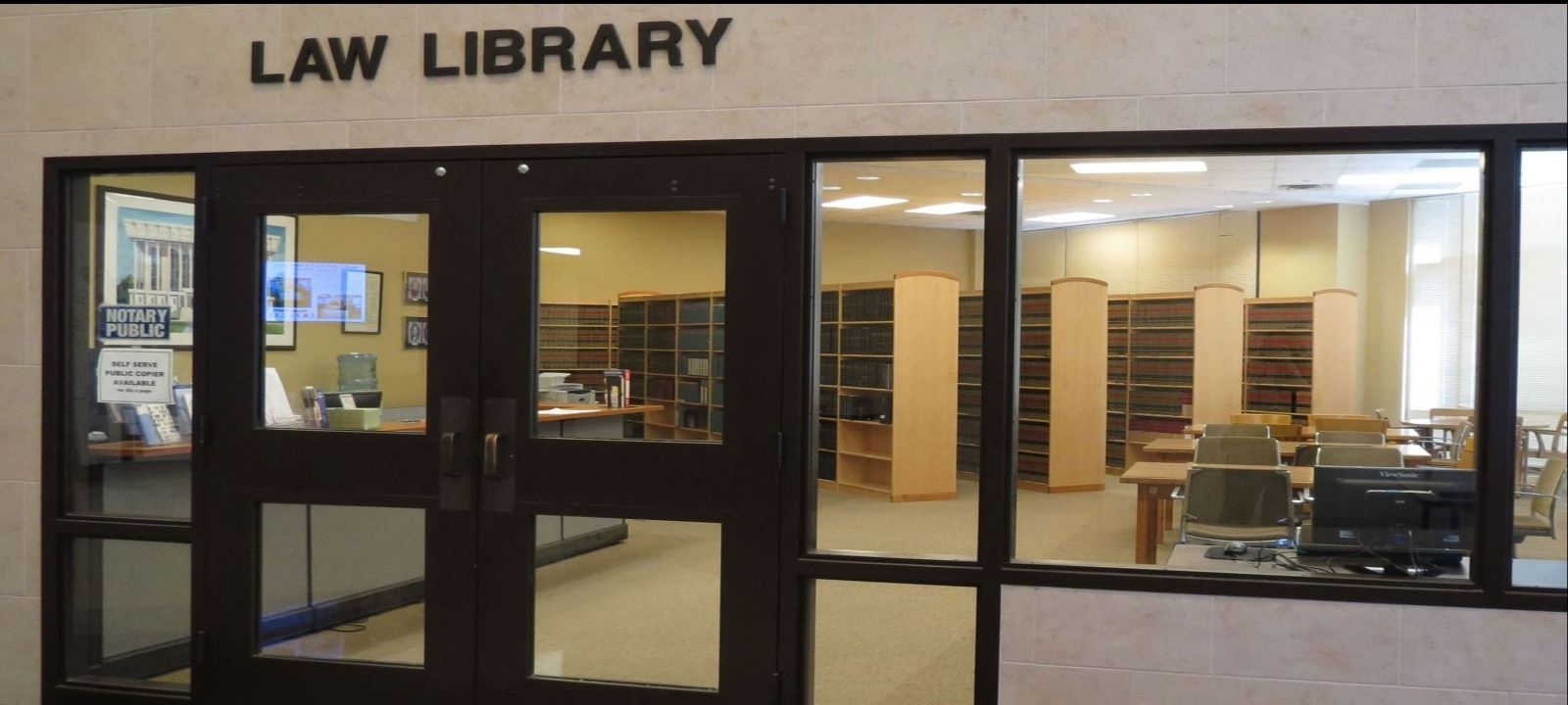 Law Library Books on shelf