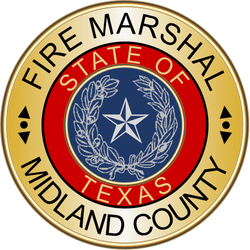 Midland County Fire Marshal government seal