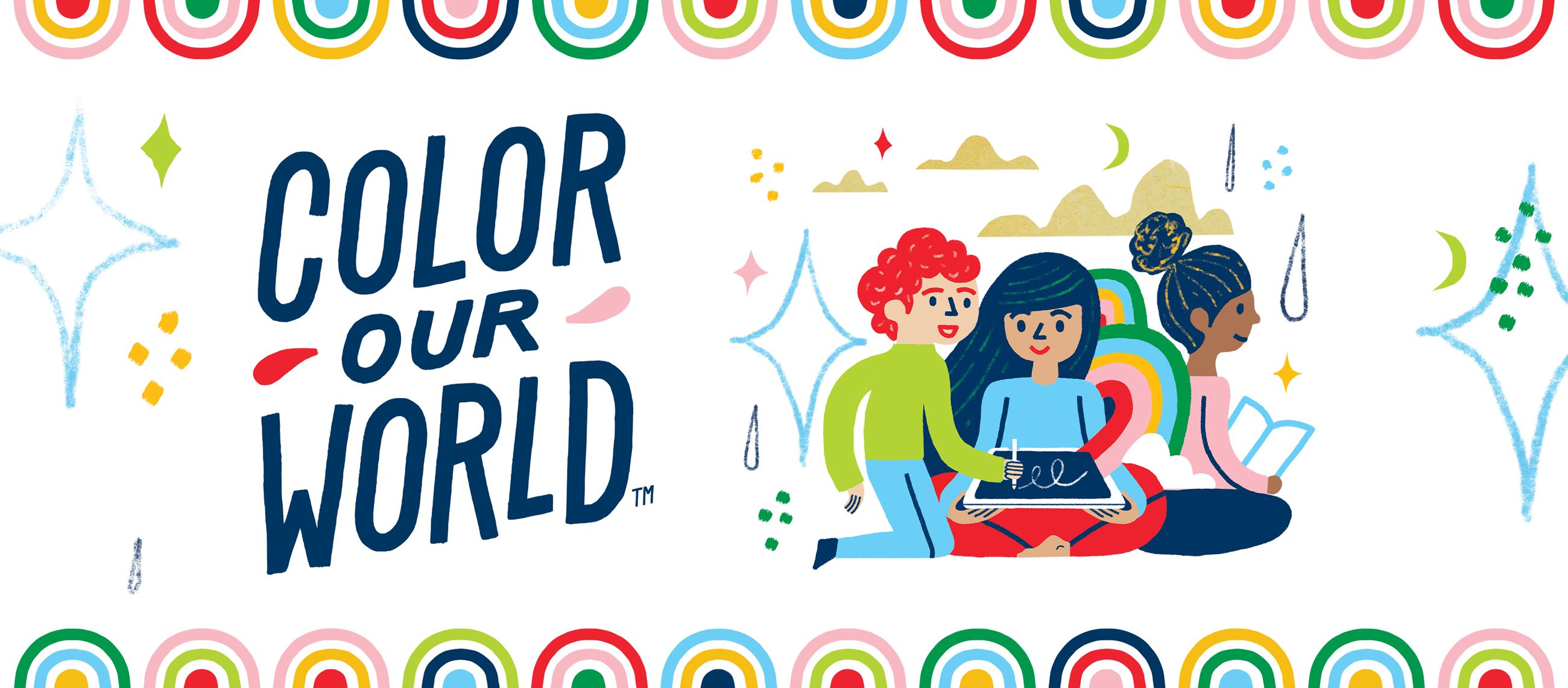 Color Our World Banner