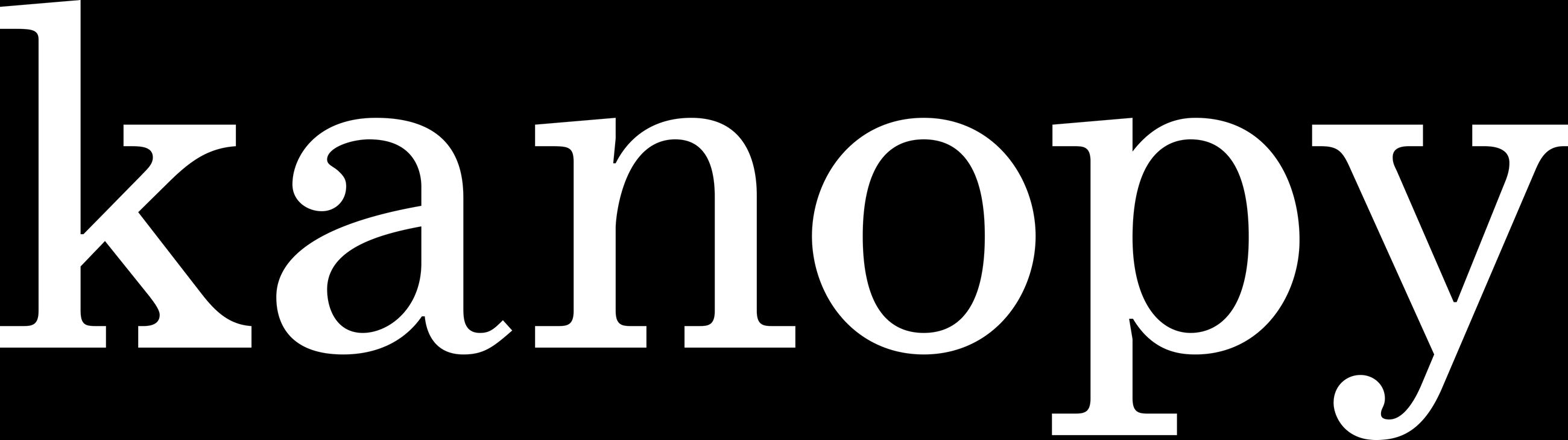 kanopy logo white