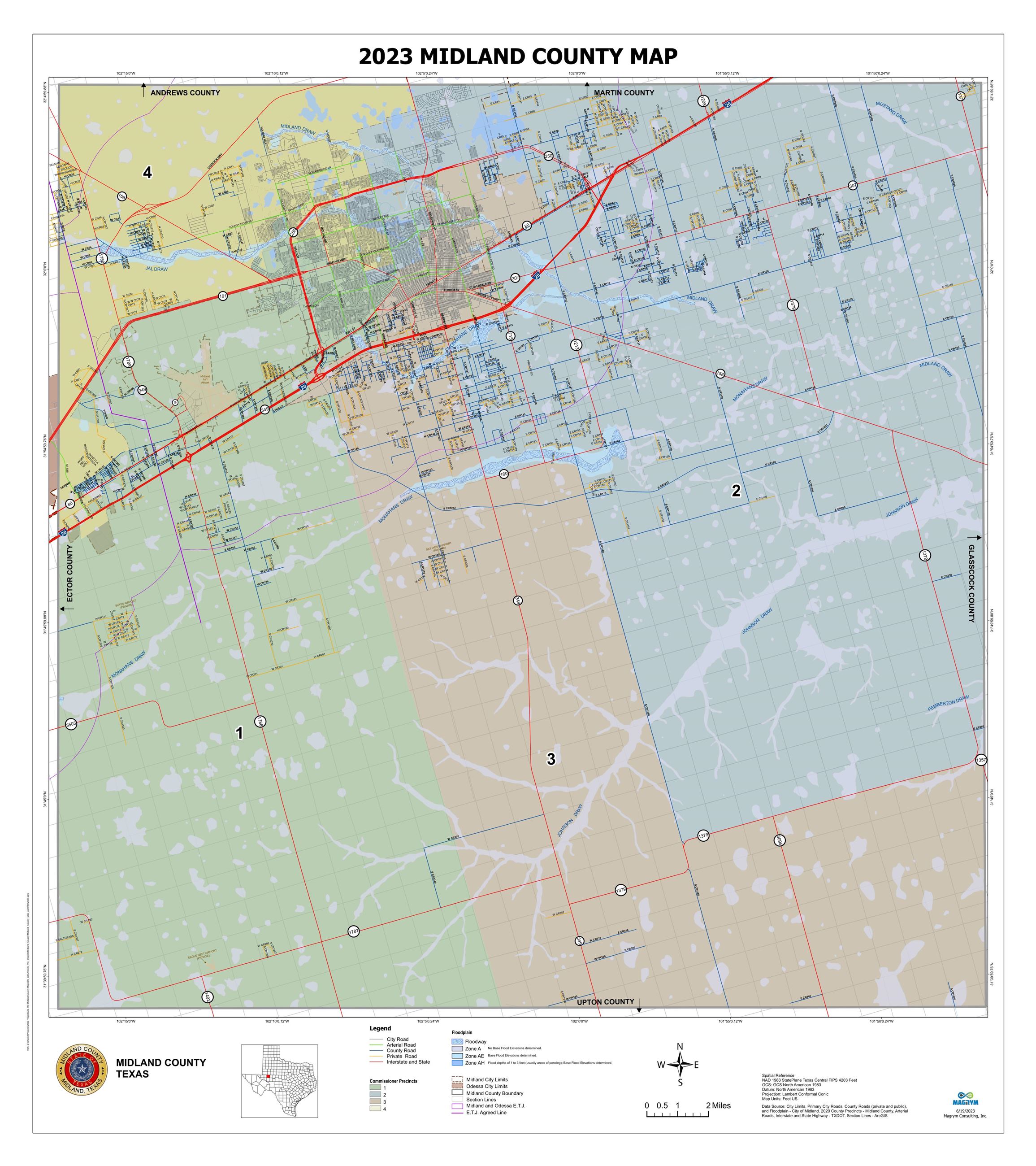 2023 Midland County Map Final