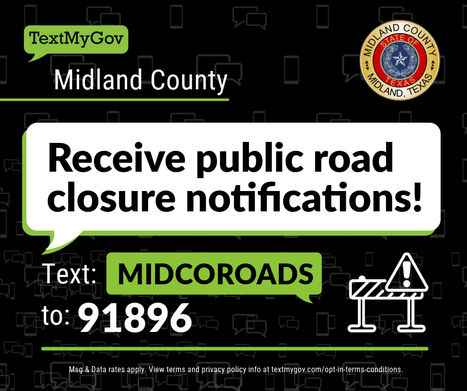 MidlandCountyTX-Roads-alerts